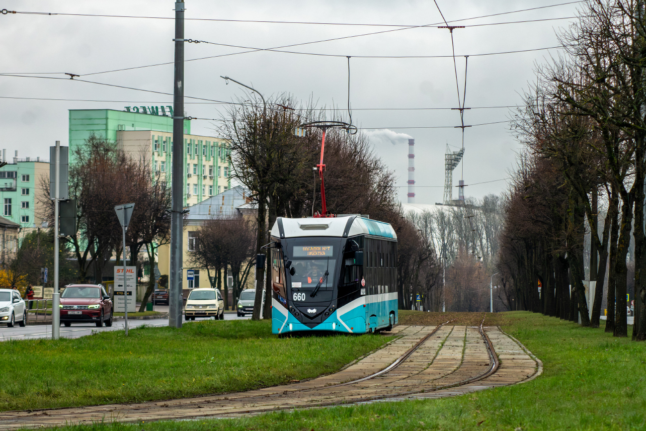 Витебск, БКМ Т811 № 660; Витебск — Реконструкция моста "Юбилейный" и временное закрытие движения по нему