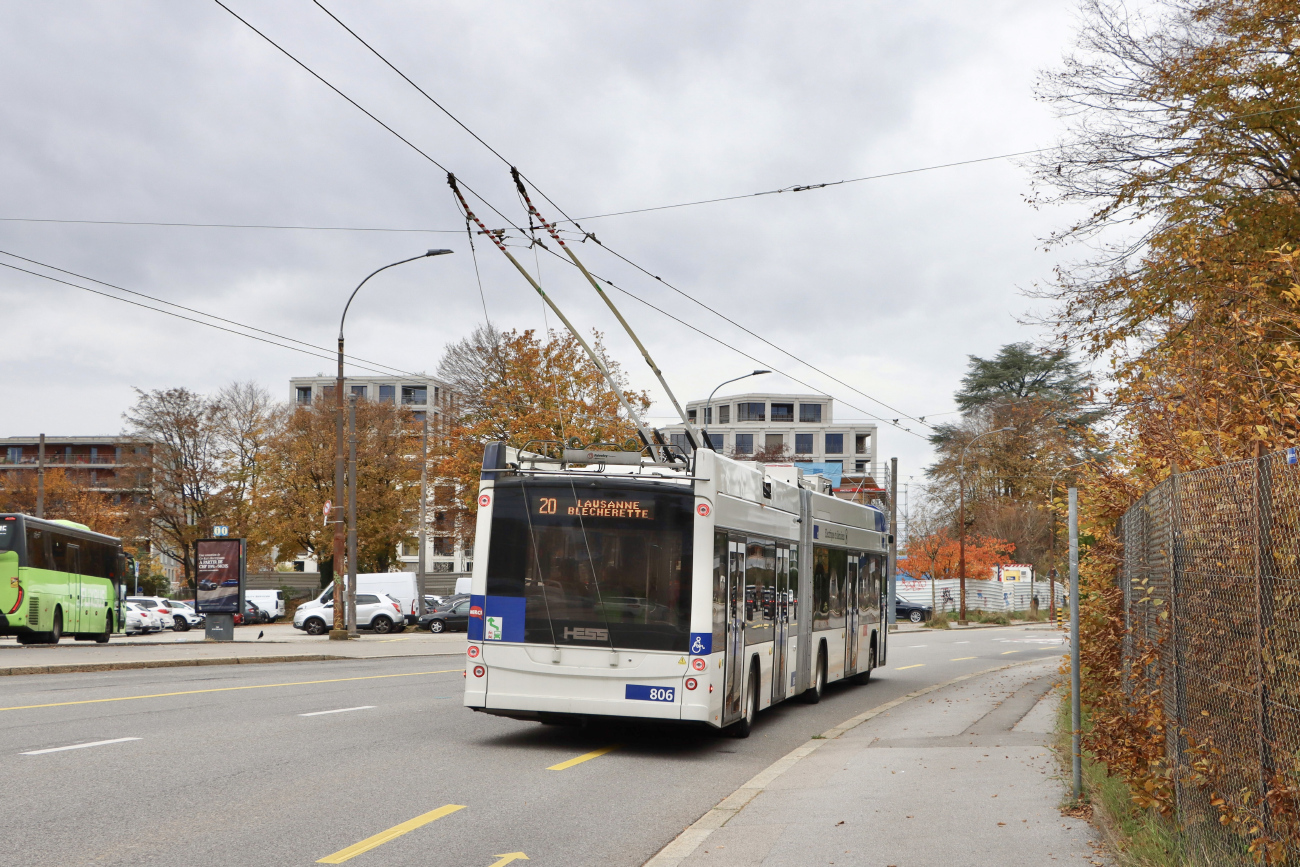 Лозанна, Hess lighTram 19 DC № 806