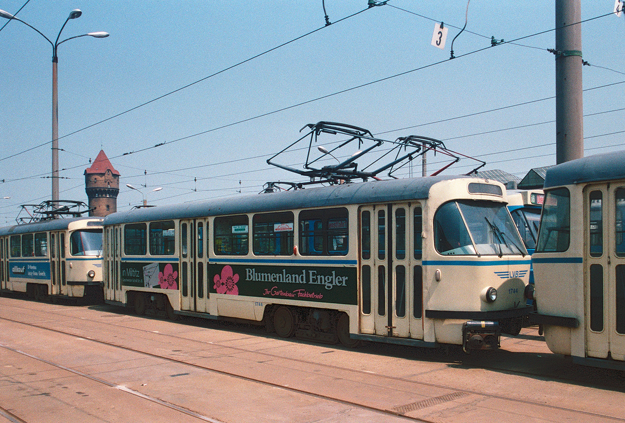 Лейпциг, Tatra T4D № 1744; Лейпциг — Старые фотографии