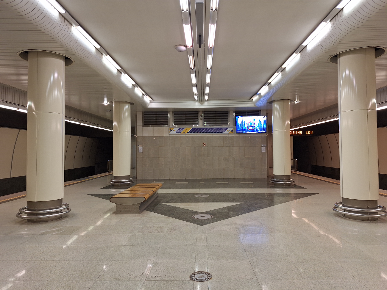 Минск — Метрополитен — [1] Московская линия