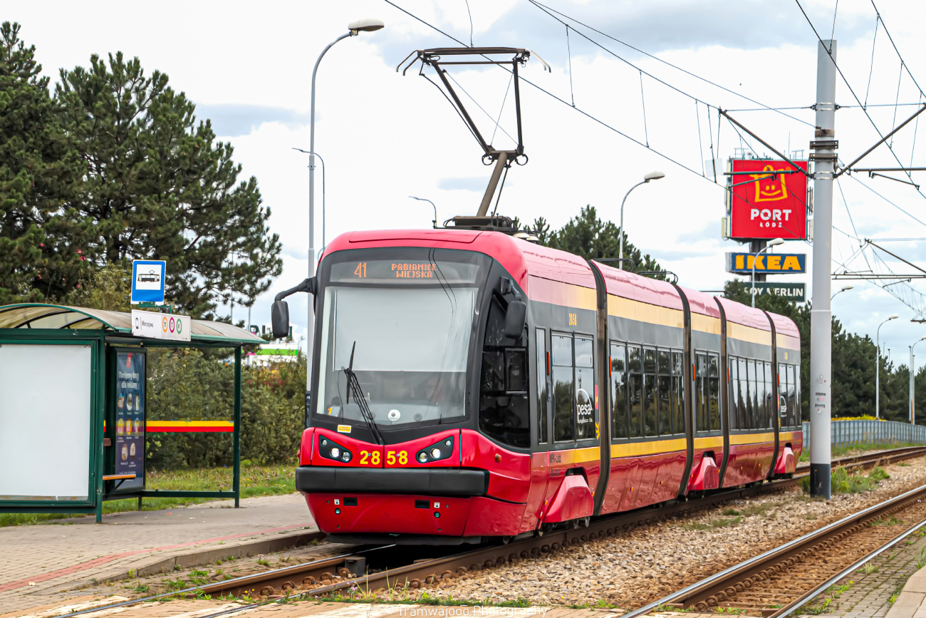Lodz, PESA Tramicus 122N č. 2858