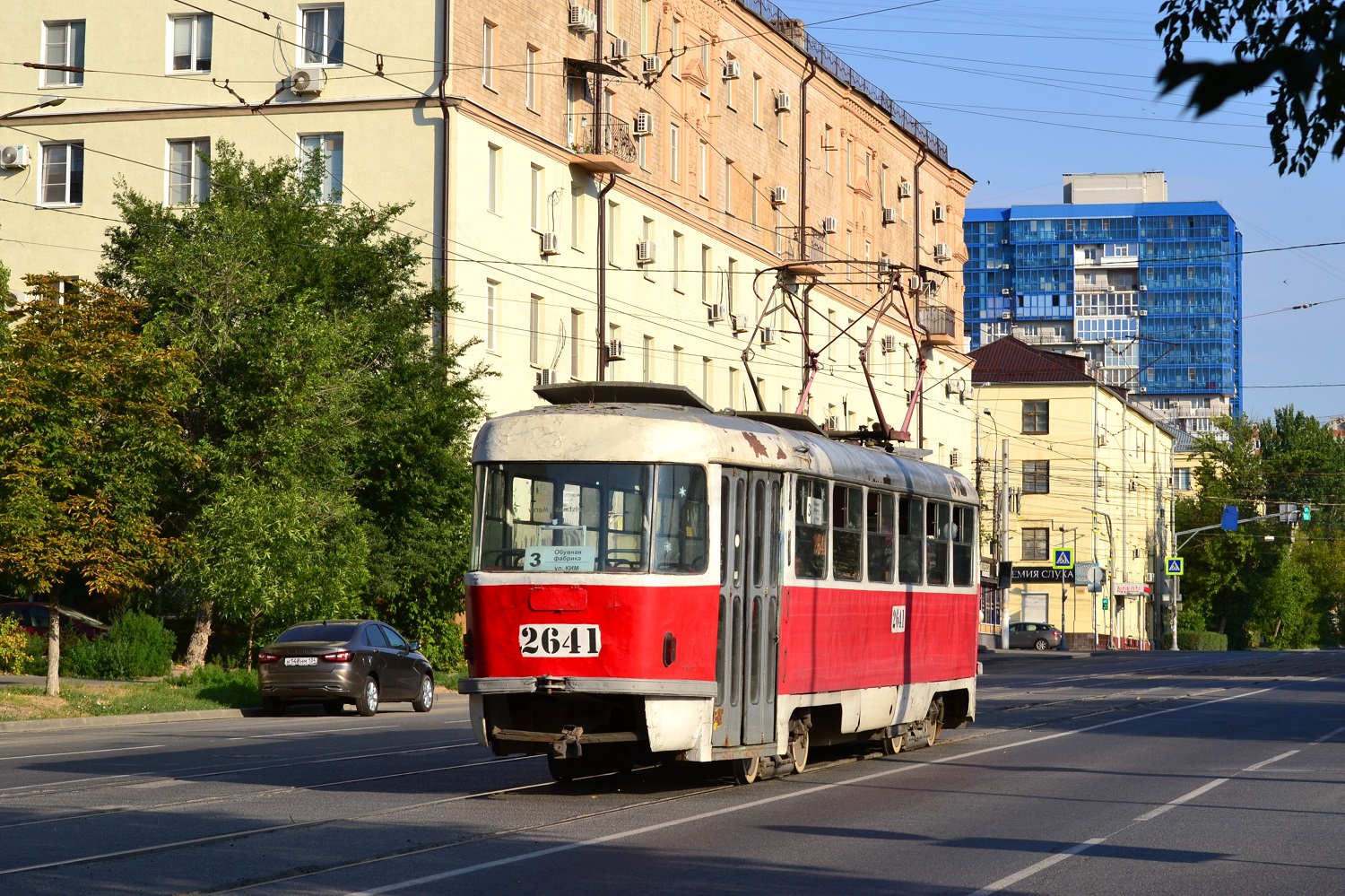 Волгоград, Tatra T3SU (двухдверная) № 2641