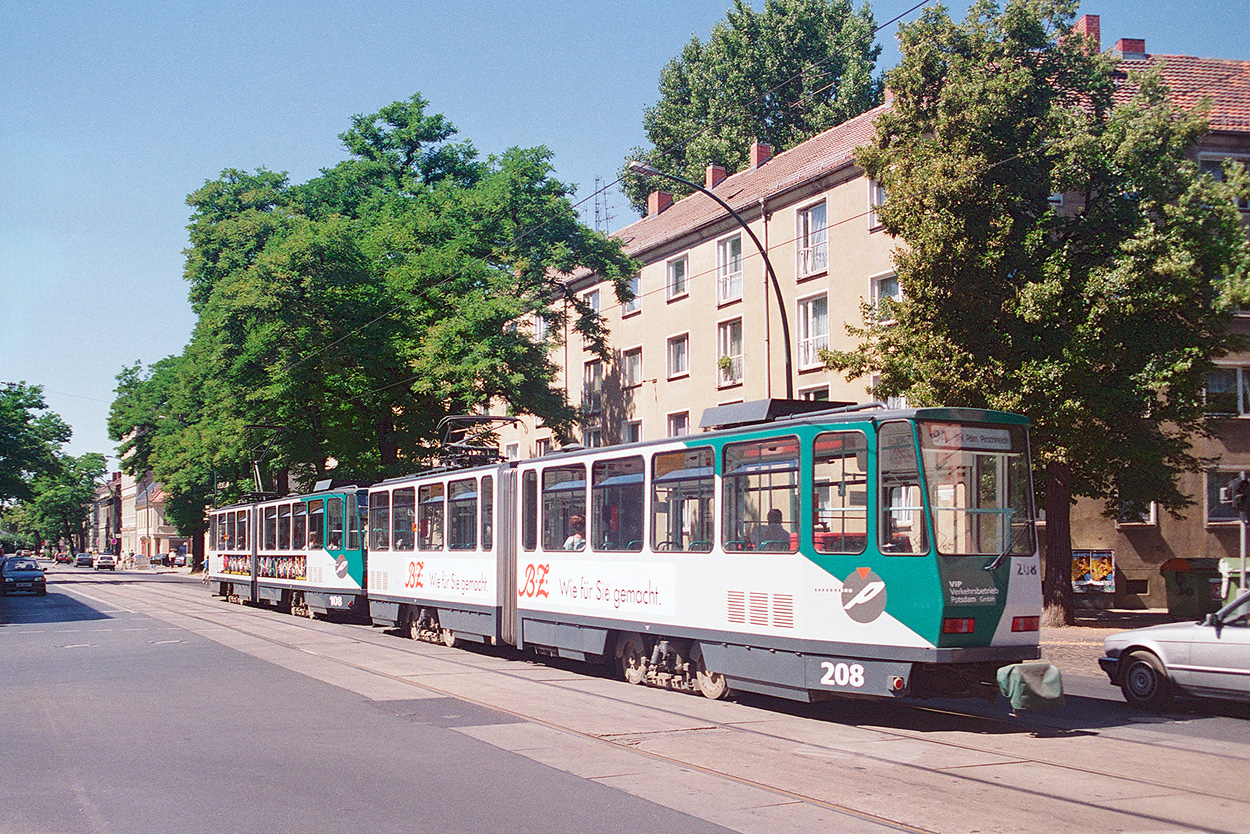 Потсдам, Tatra KT4DM № 208; Потсдам — Старые фотографии