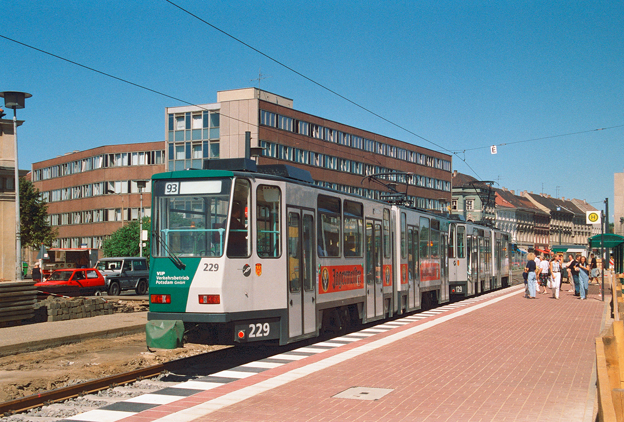 Потсдам, Tatra KT4DM № 229; Потсдам — Старые фотографии