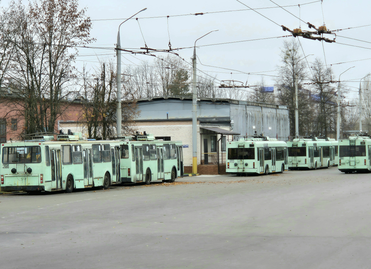 Homiel, BKM 20101 Br. 2686; Homiel — Trolleybus depots