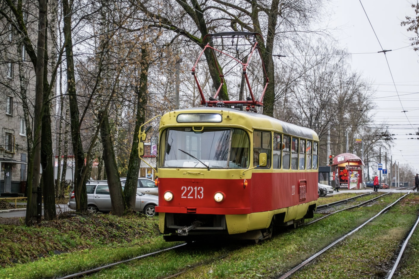Ижевск, Tatra T3SU (двухдверная) № 2213