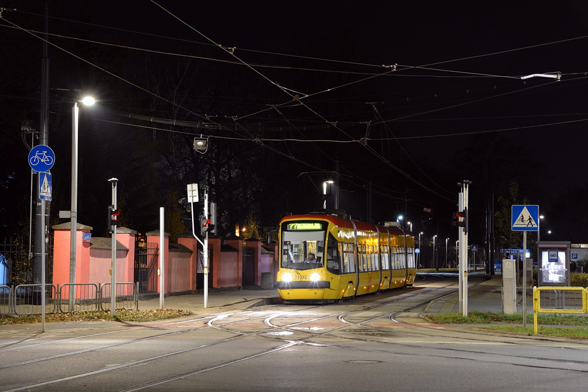 Варшава, PESA Tramicus 120N № 3102