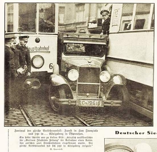 Калининград — Старые фото — Кёнигсбергский трамвай