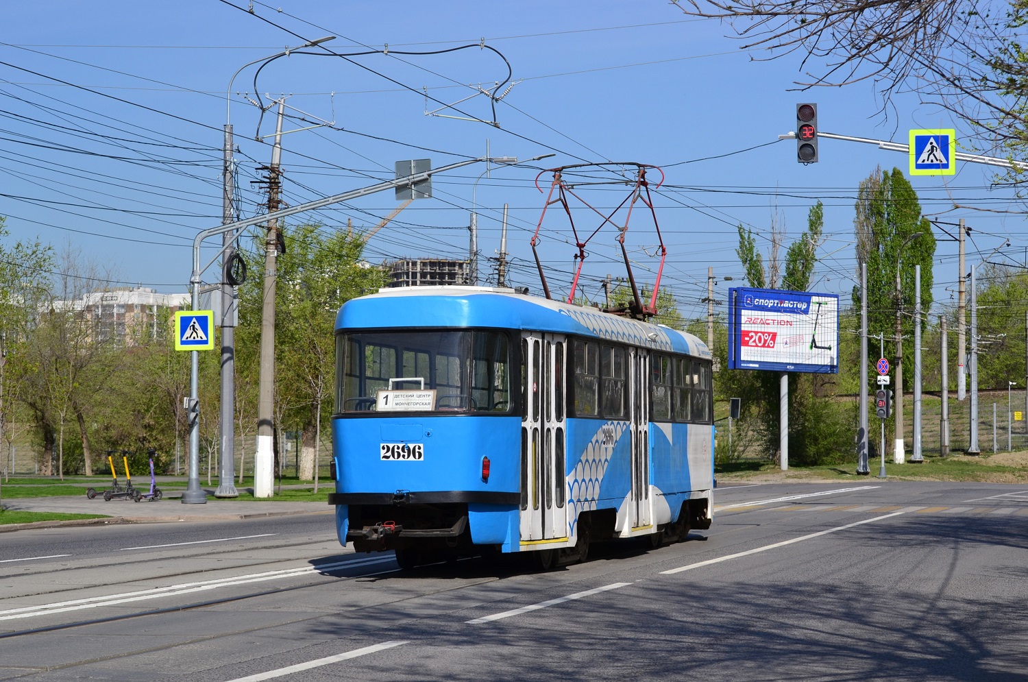 Волгоград, Tatra T3SU № 2696