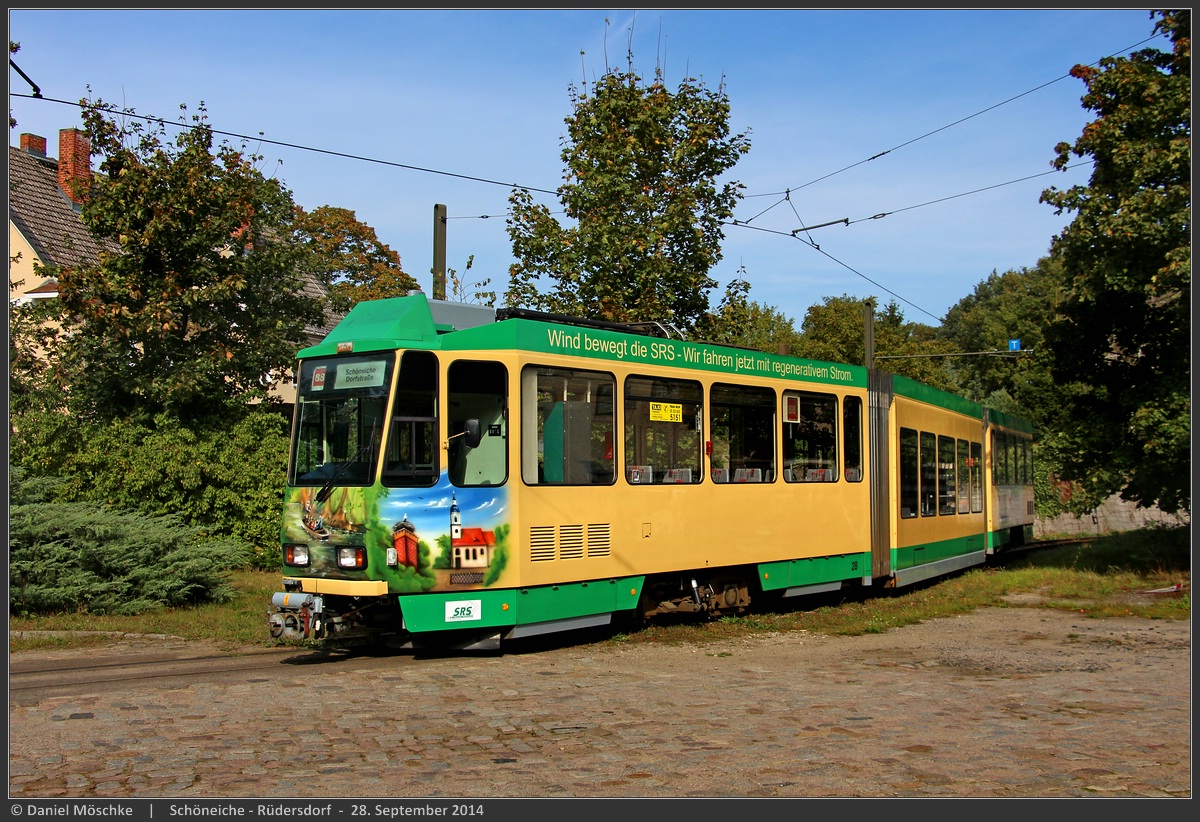 Schöneiche – Rüdersdorf, Tatra KTNF6 Nr. 28