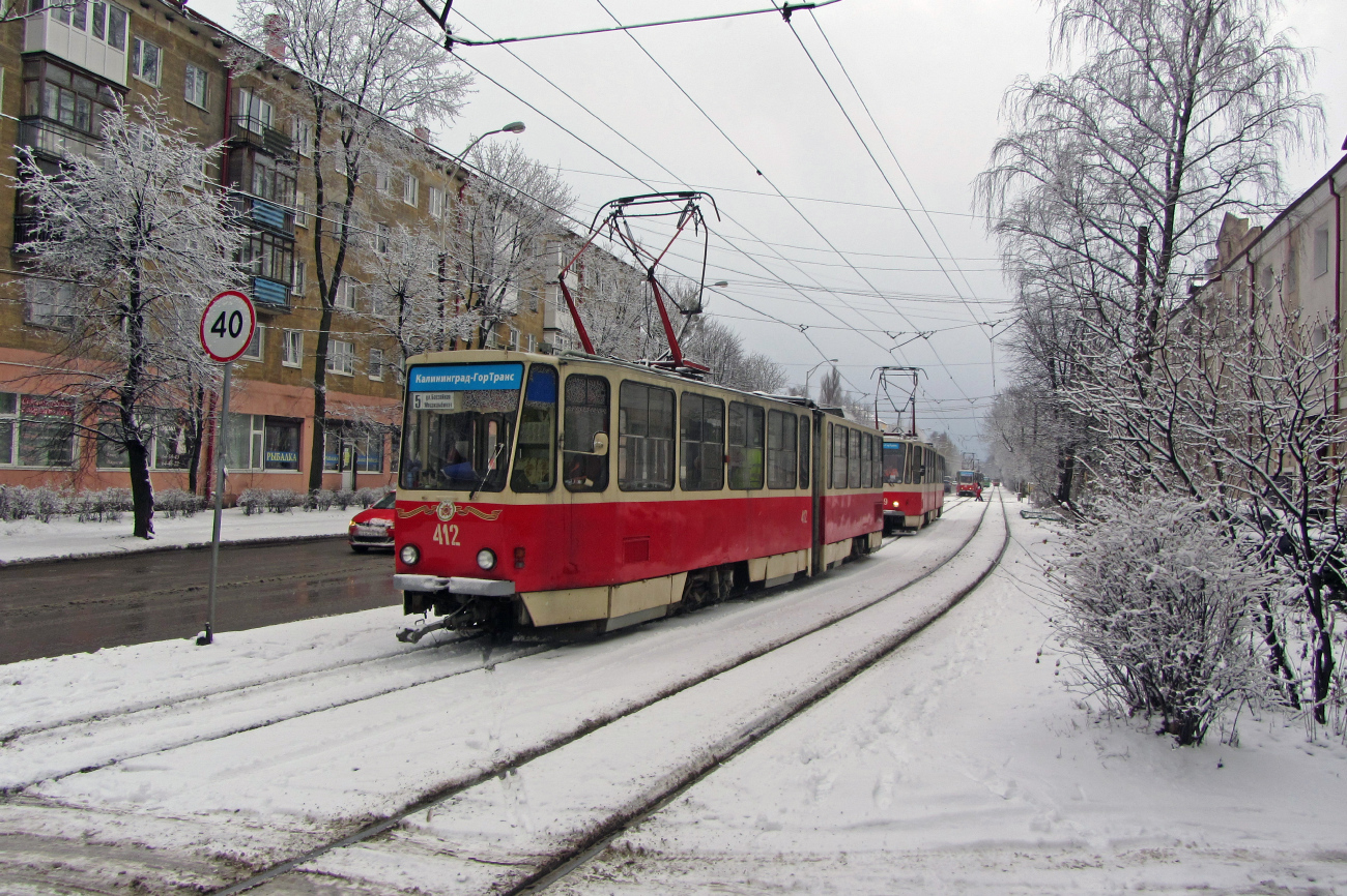 Калининград, Tatra KT4SU № 412