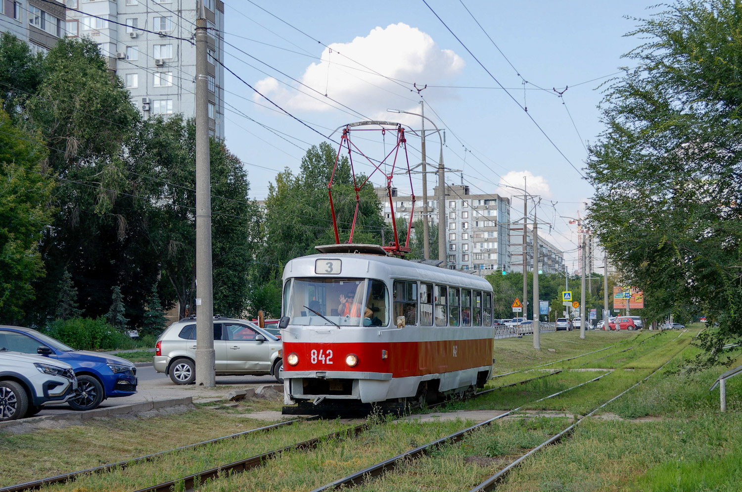 Самара, Tatra T3SU № 842