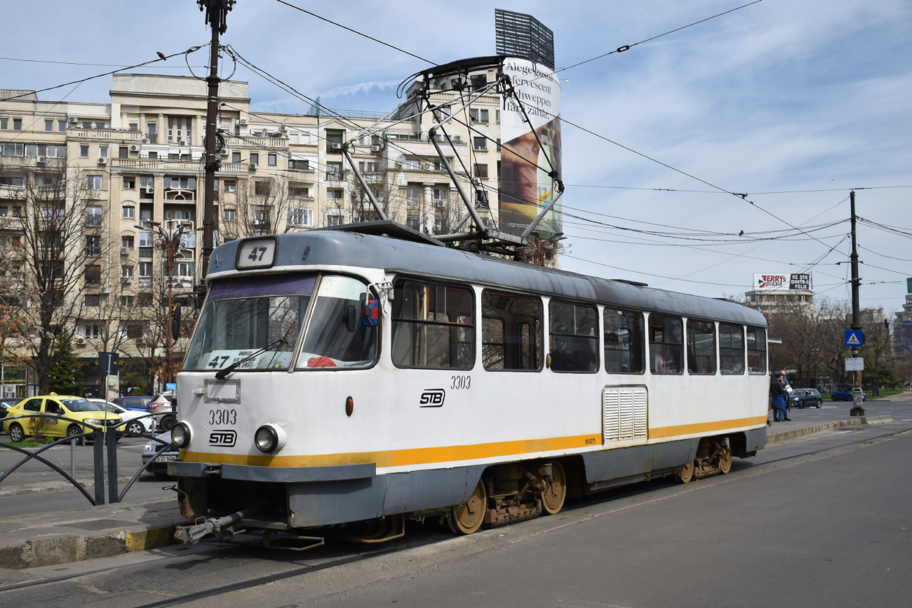 Бухарест - Илфов, Tatra T4R № 3303