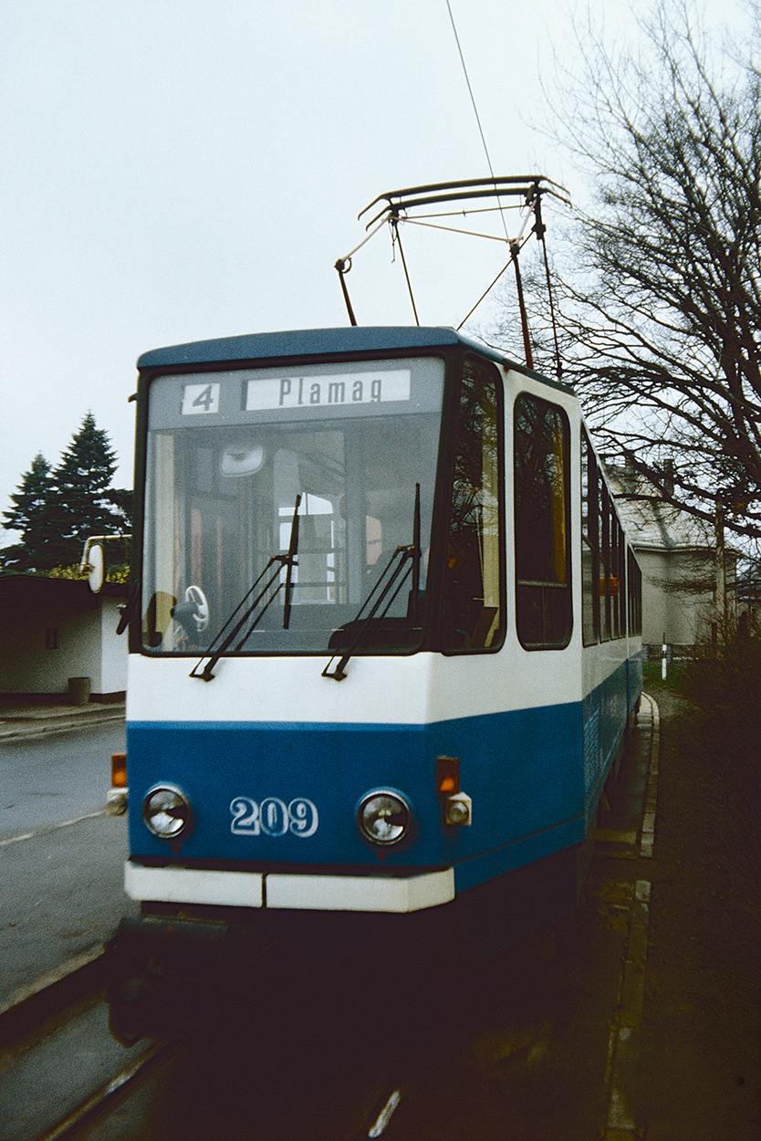 Плауэн, Tatra KT4D № 209; Плауэн — Старые фотографии