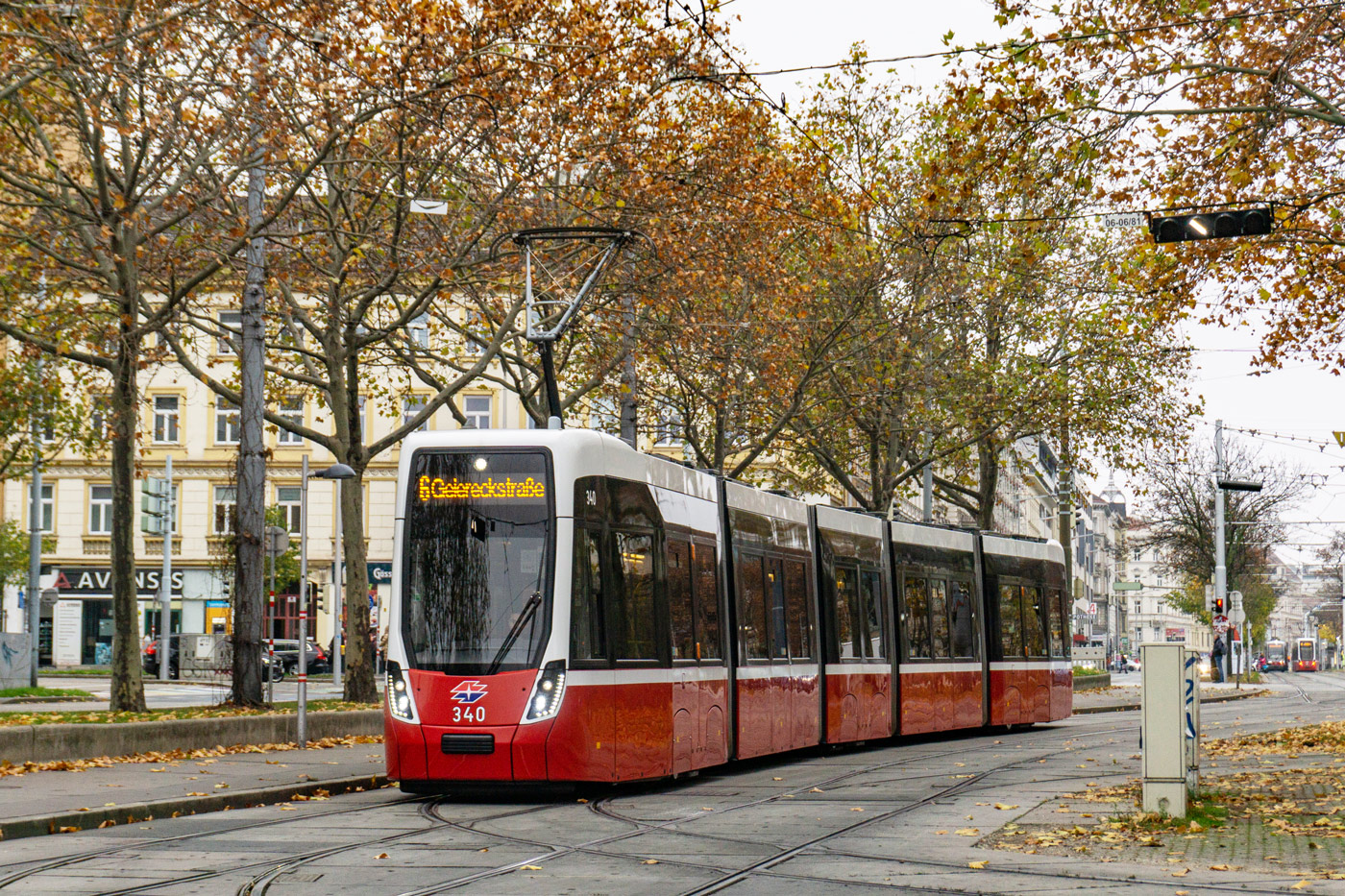 Вена, Bombardier Flexity Wien (Type D) № 340