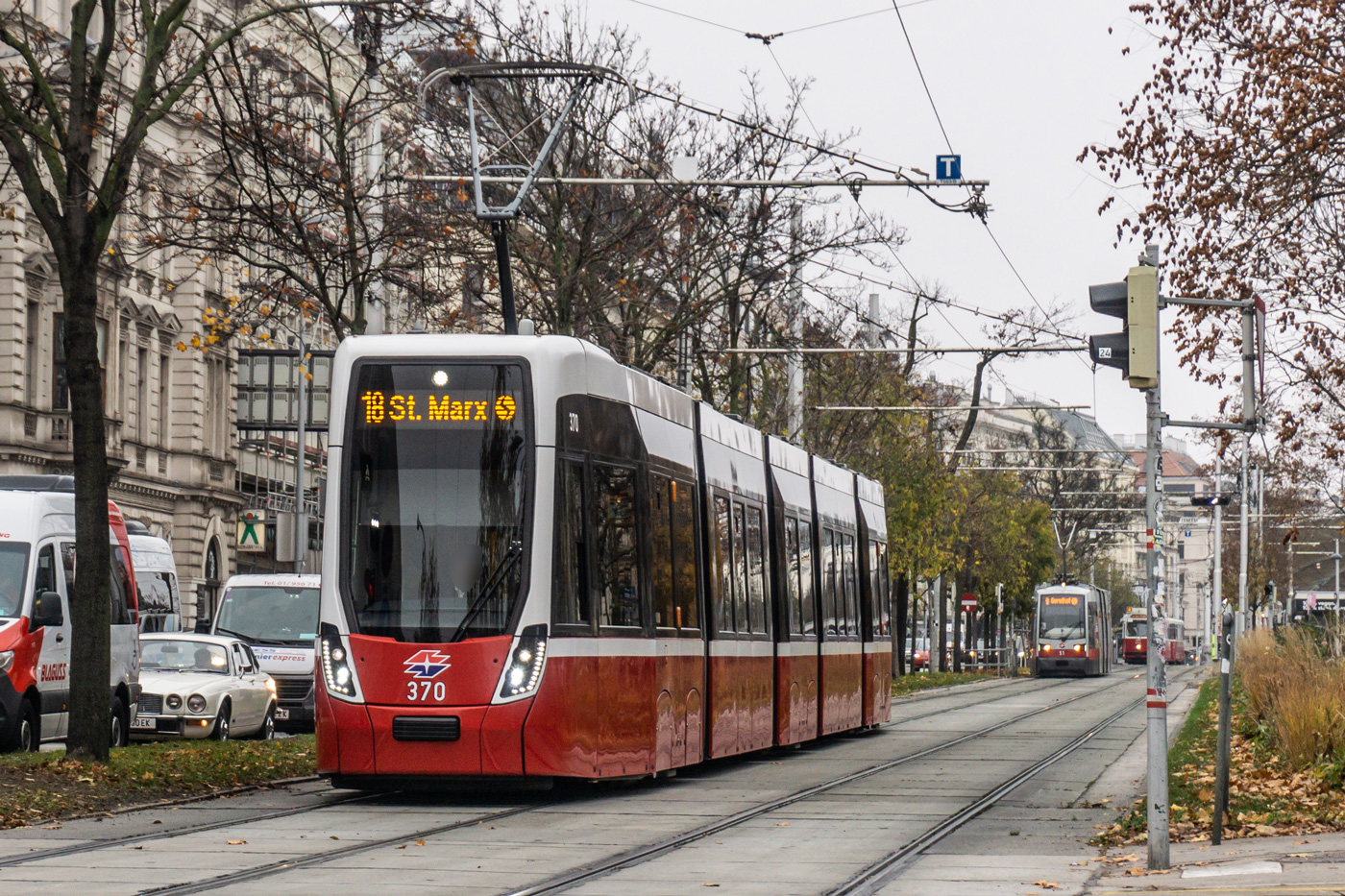 Вена, Bombardier Flexity Wien (Type D) № 370