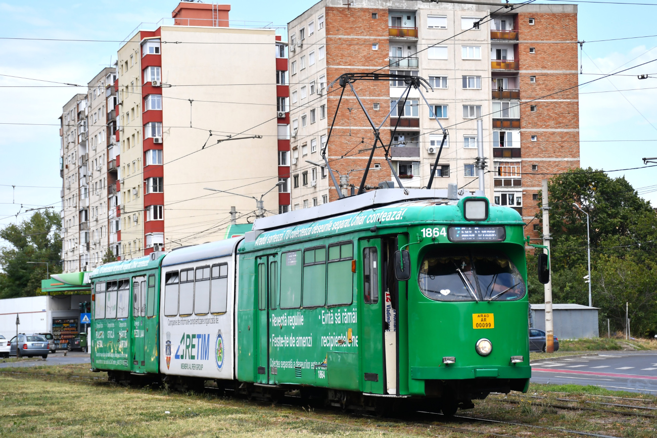 Арад, Duewag GT8 № 1864