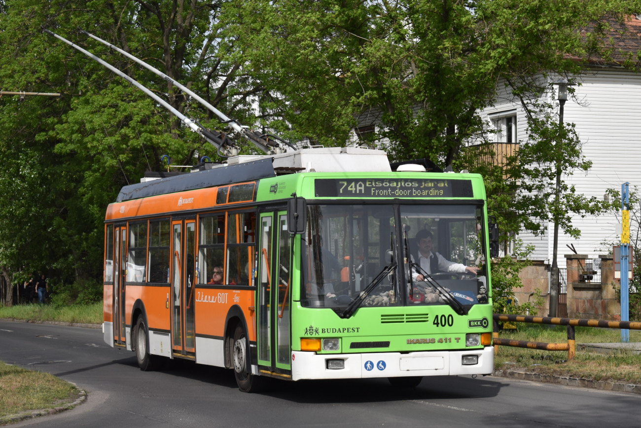Будапешт, Ikarus 411T № 400