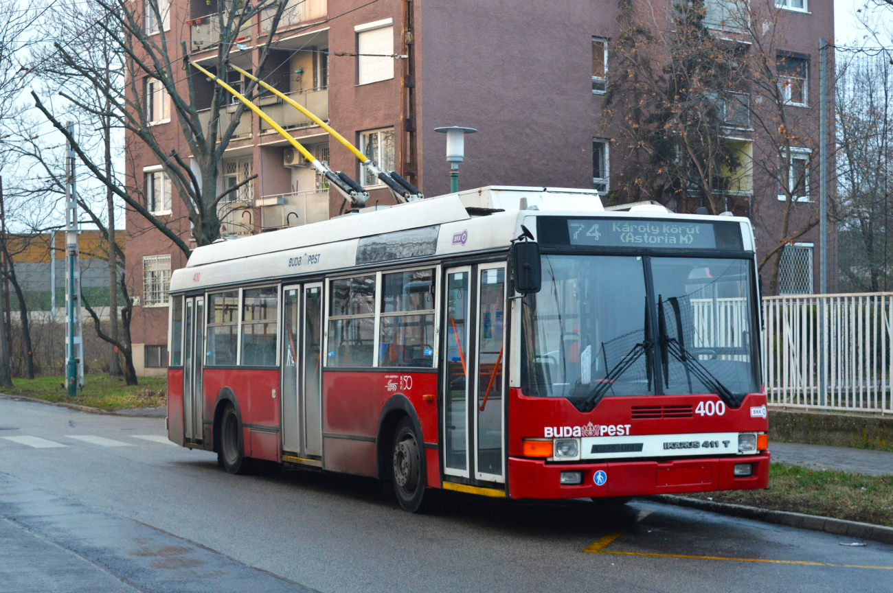 Будапешт, Ikarus 411T № 400