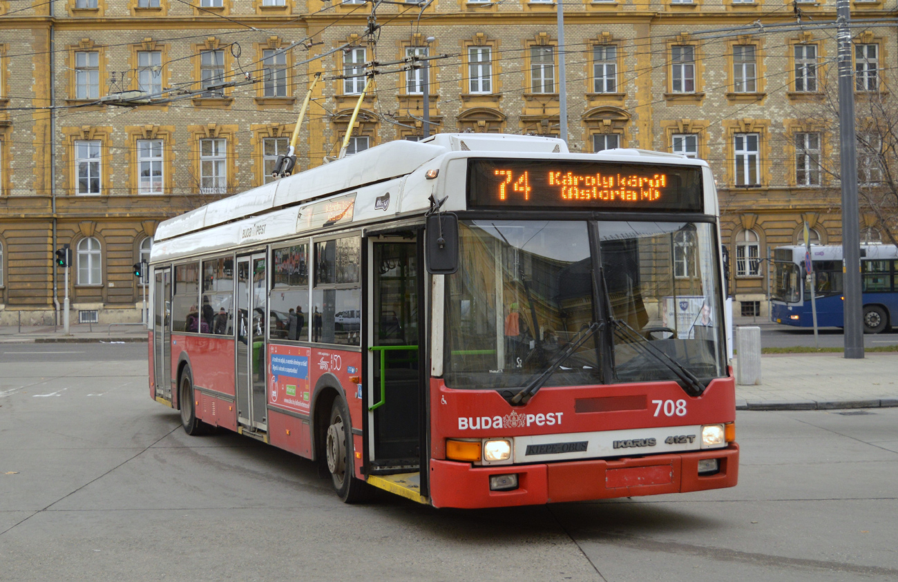 Budapest, Ikarus 412.81 # 708