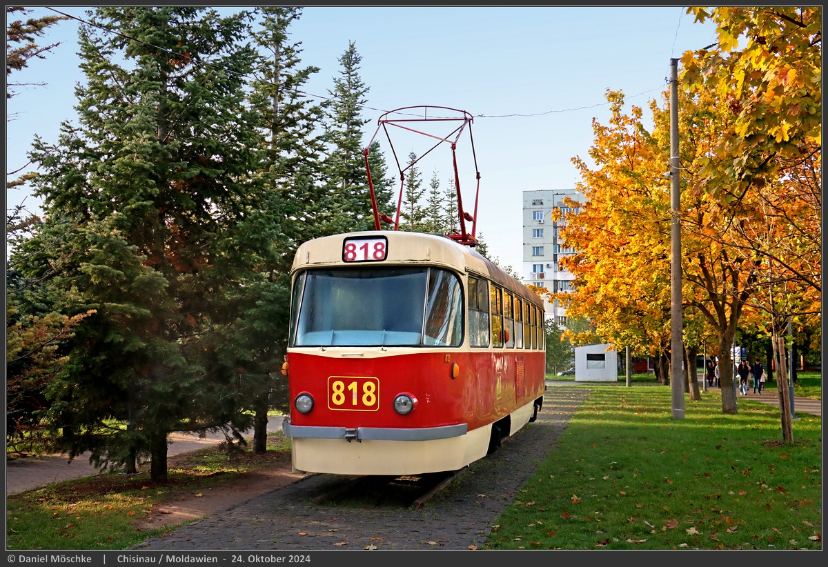 Chișinău, Tatra T4SU Br. 818
