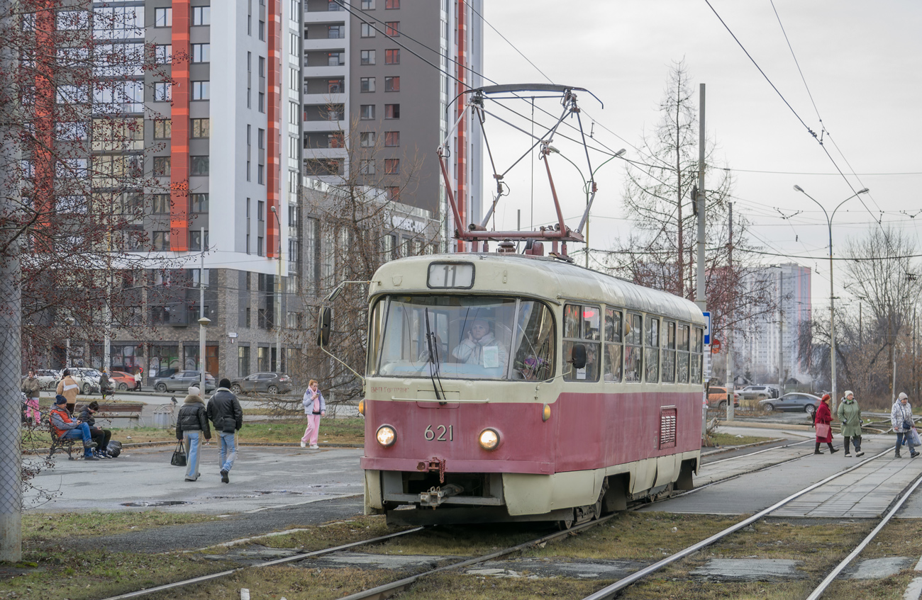 Jekaterinburg, Tatra T3SU (2-door) Nr. 621