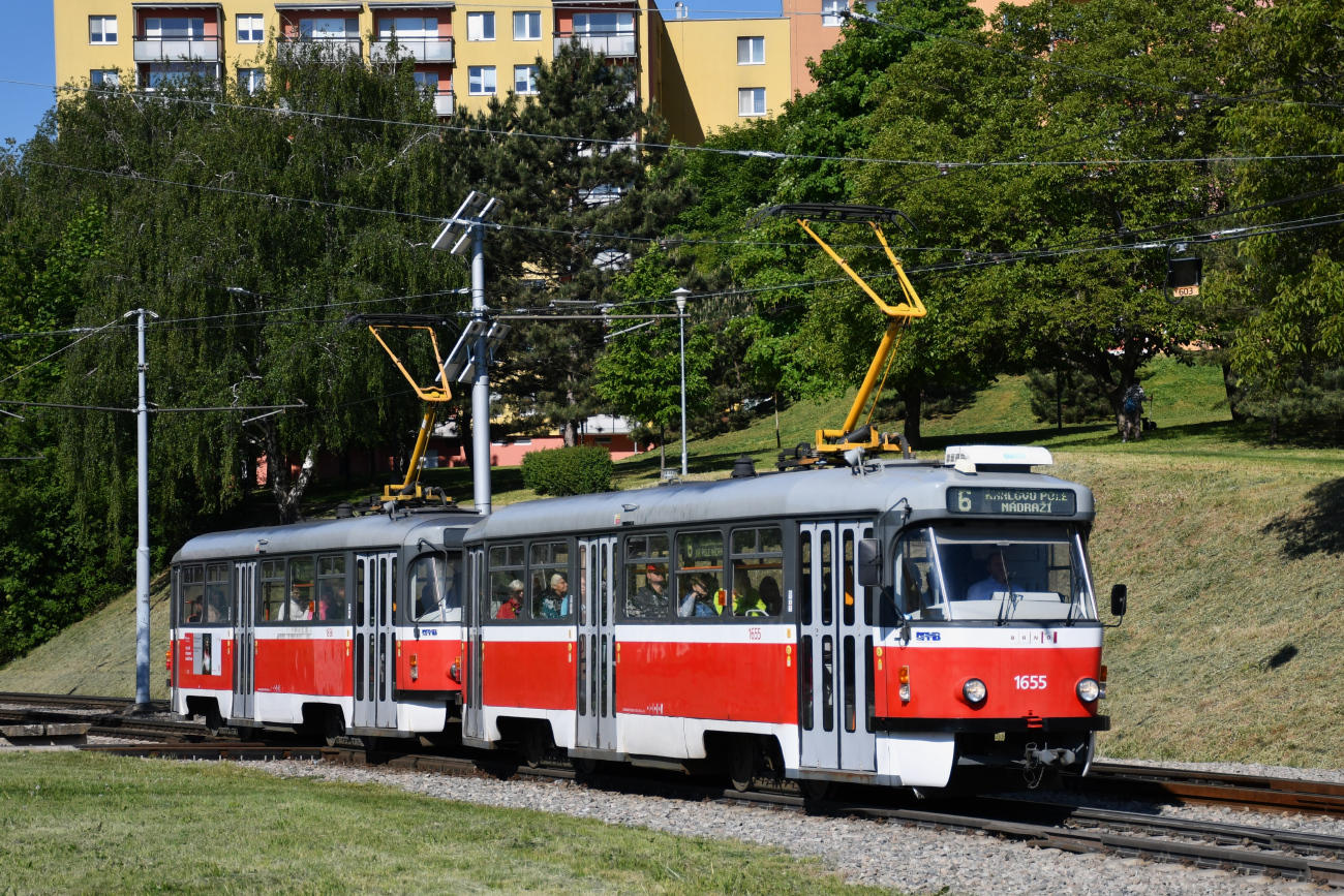 Брно, Tatra T3R.PV № 1655