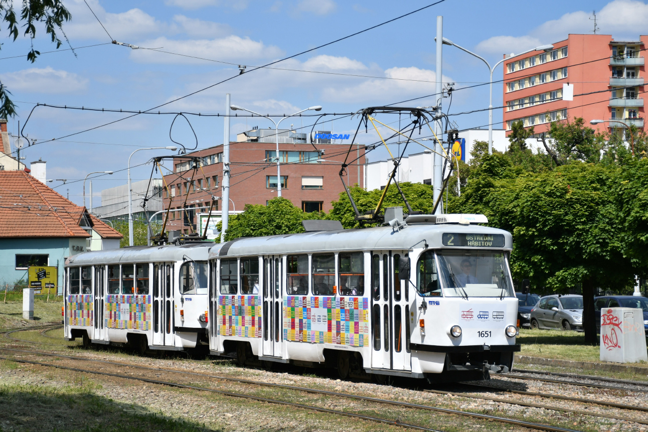 Брно, Tatra T3G № 1651