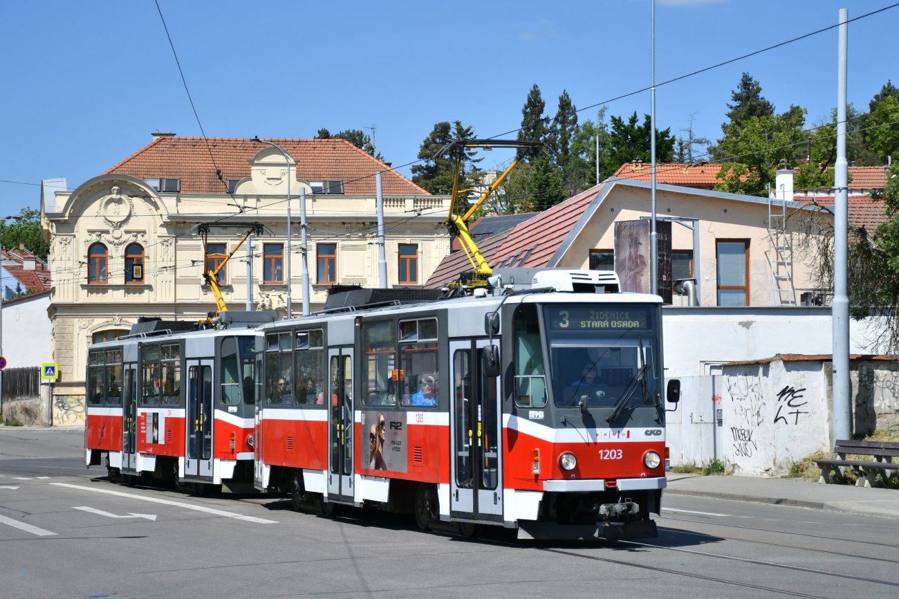 Brno, Tatra T6A5 # 1203