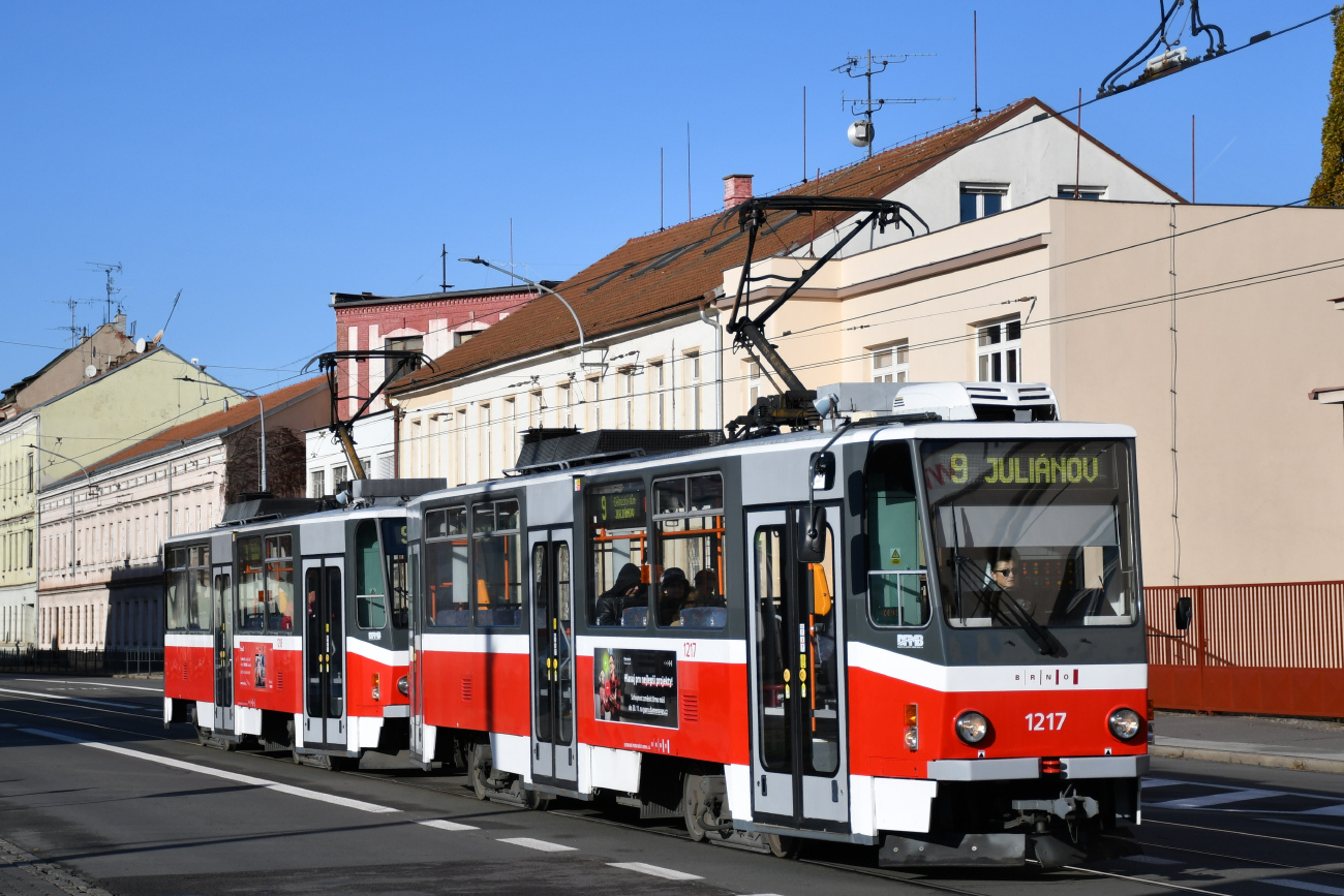 Брно, Tatra T6A5 № 1217