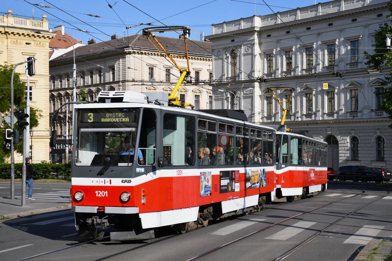Брно, Tatra T6A5 № 1201