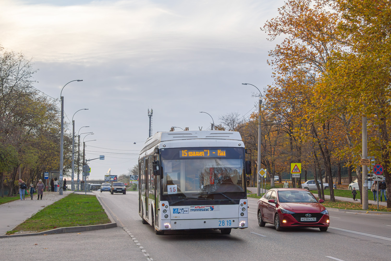 Крымский троллейбус, Тролза-5265.03 «Мегаполис» № 2819; Крымский троллейбус — Движение троллейбусов без КС (автономный ход)