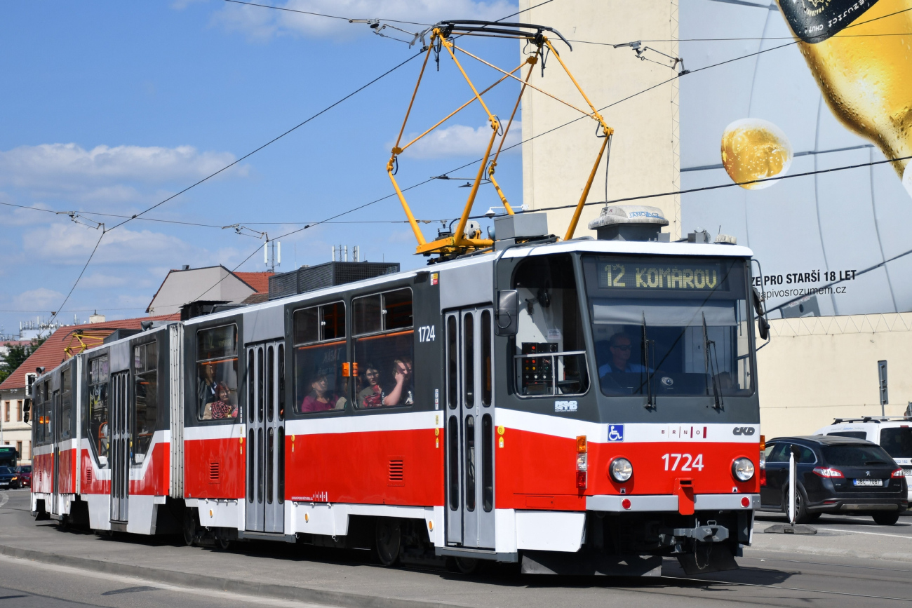 Brno, Tatra KT8D5R.N2 Nr 1724