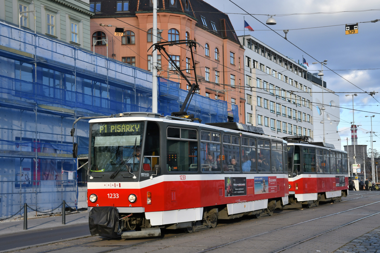Брно, Tatra T6A5 № 1233