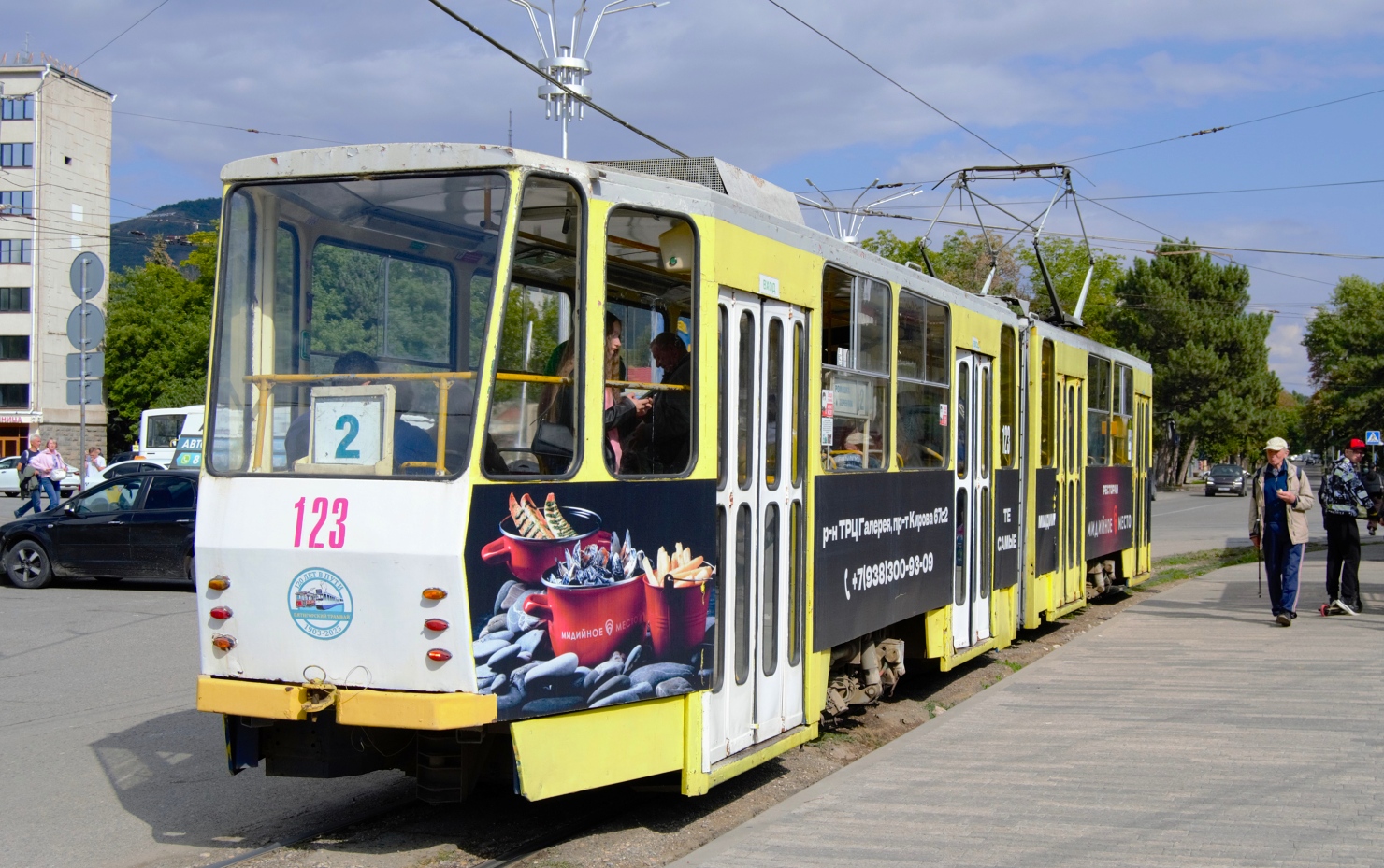 Пятигорск, Tatra KT4SU № 123