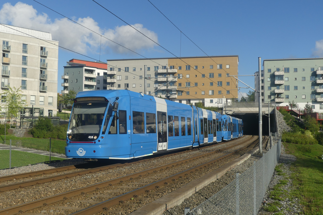 Стокгольм, Bombardier Flexity Swift № 418