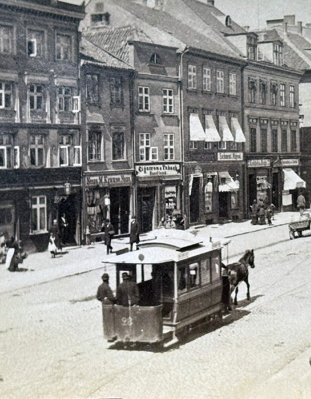 Калининград, Конка № 28; Калининград — Старые фото — Кёнигсбергский трамвай