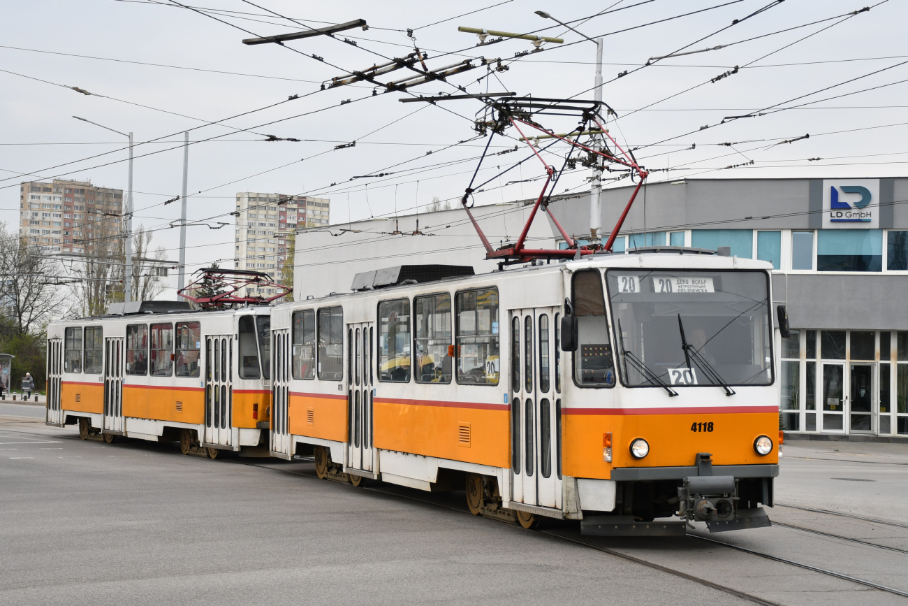 Sofia, Tatra T6B5B N°. 4118