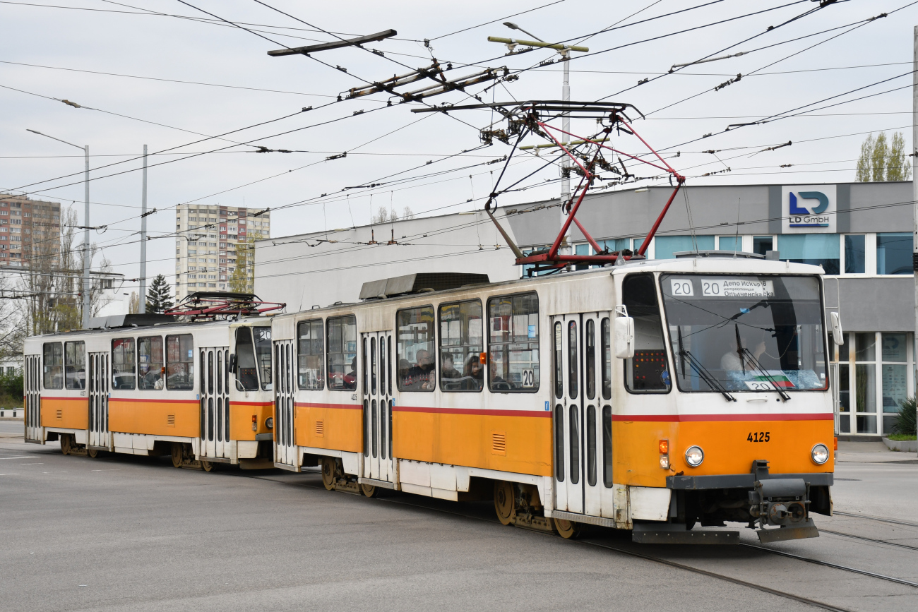 София, Tatra T6B5B № 4125