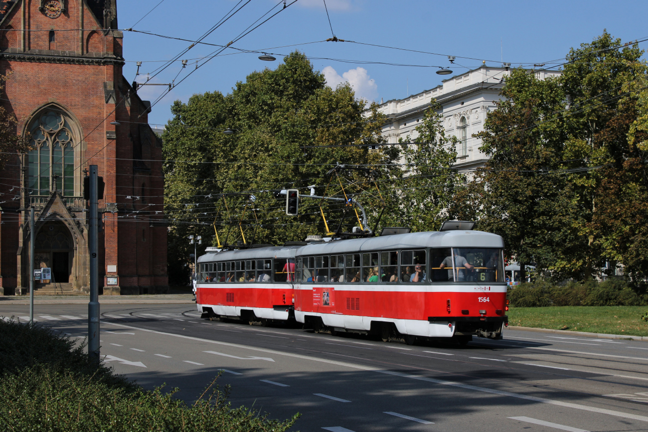 Брно, Tatra T3P № 1564