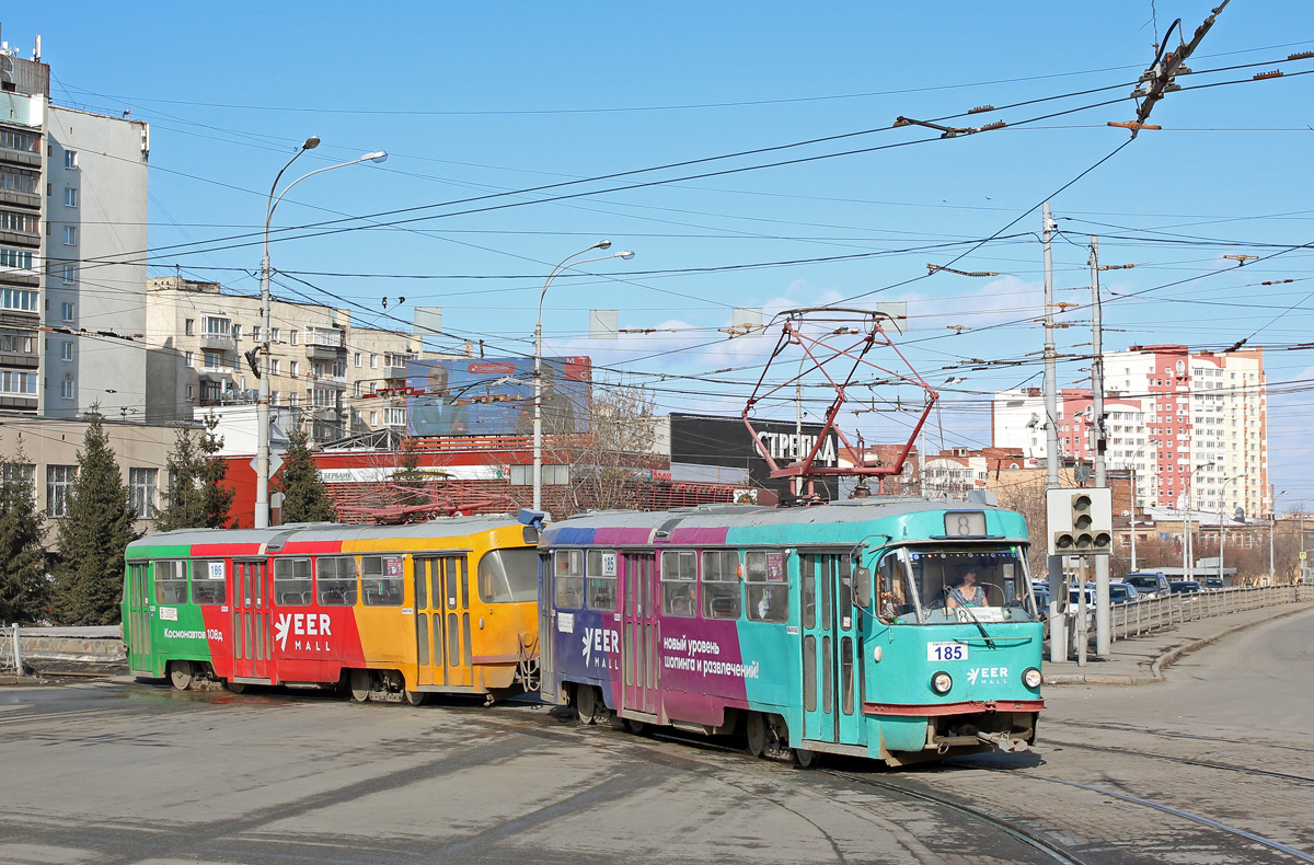 Екатеринбург, Tatra T3SU № 185