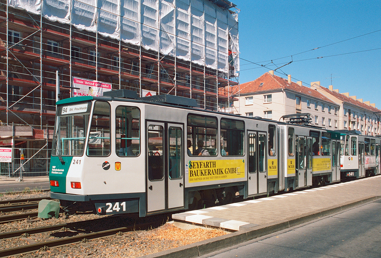Potsdam, Tatra KT4DM Nr. 241; Potsdam — Alte Fotos