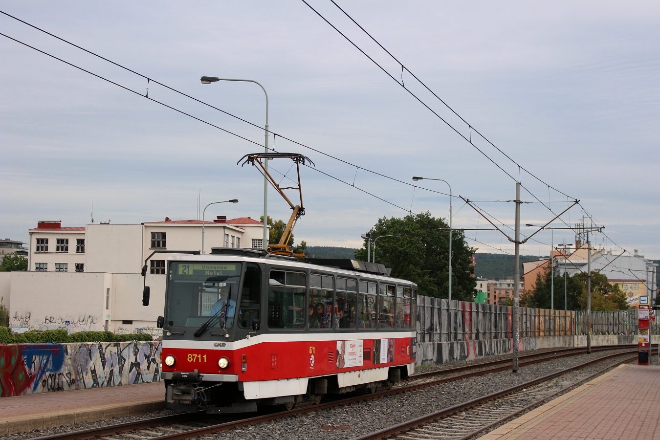 Praha, Tatra T6A5 # 8711