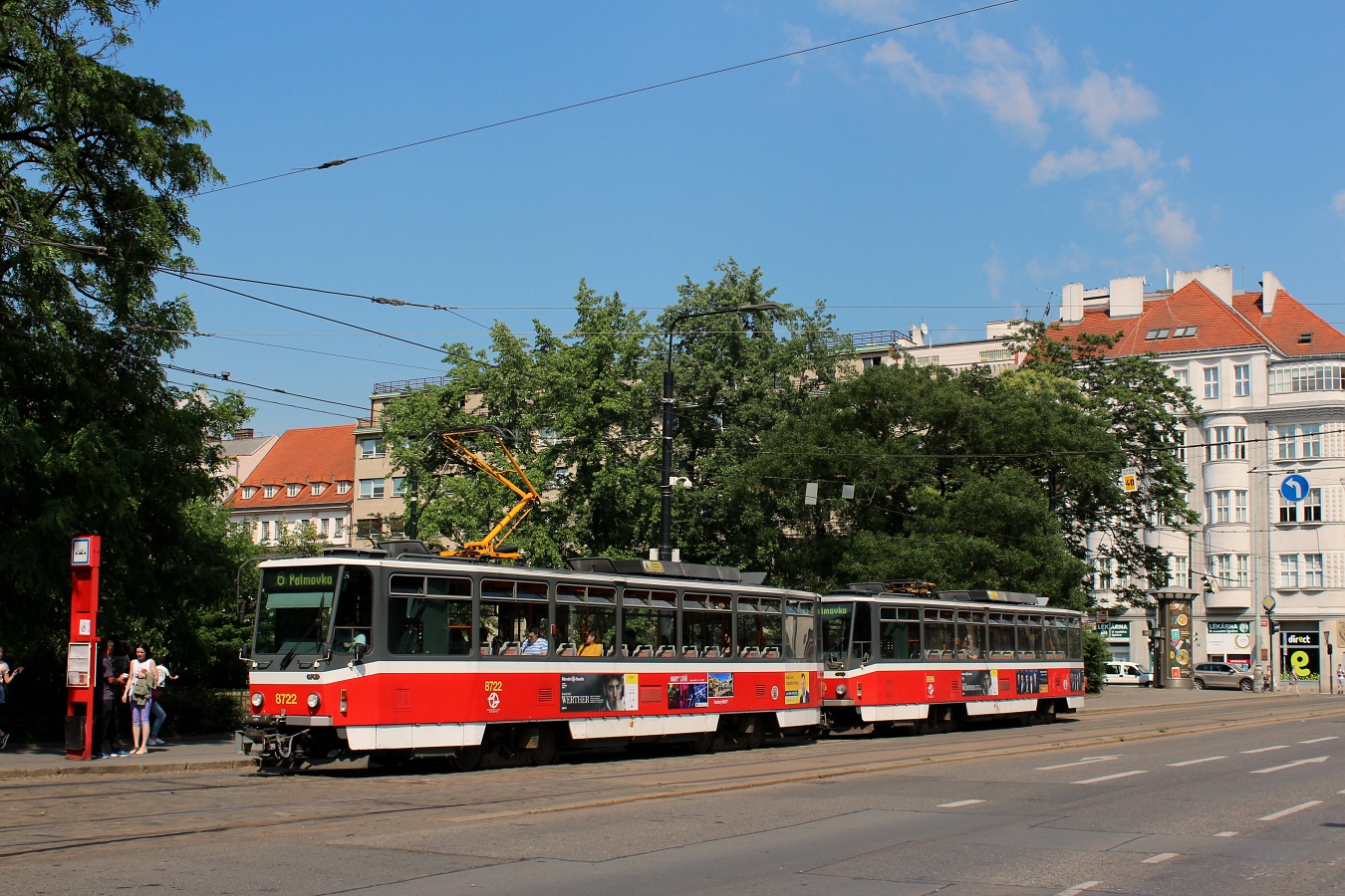 Прага, Tatra T6A5 № 8722