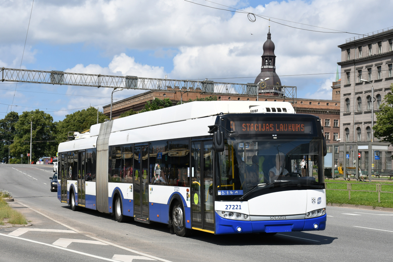 Рига, Škoda 27Tr Solaris III № 27221