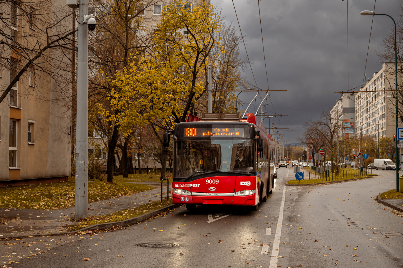 Будапеща, Solaris Trollino III 18 Škoda № 9009