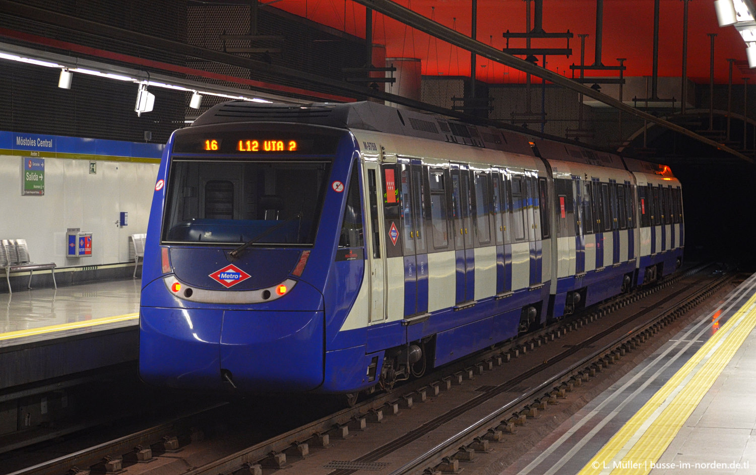 Мадрид, CAF Madrid Serie 9000 MT № M-9768