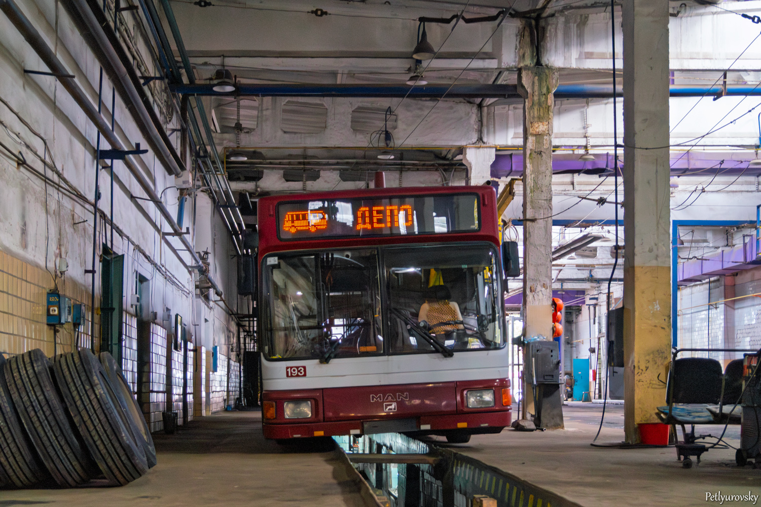 Ивано-Франковск, Gräf & Stift J13 NGT204 M16 № 193; Ивано-Франковск — Троллейбусное депо
