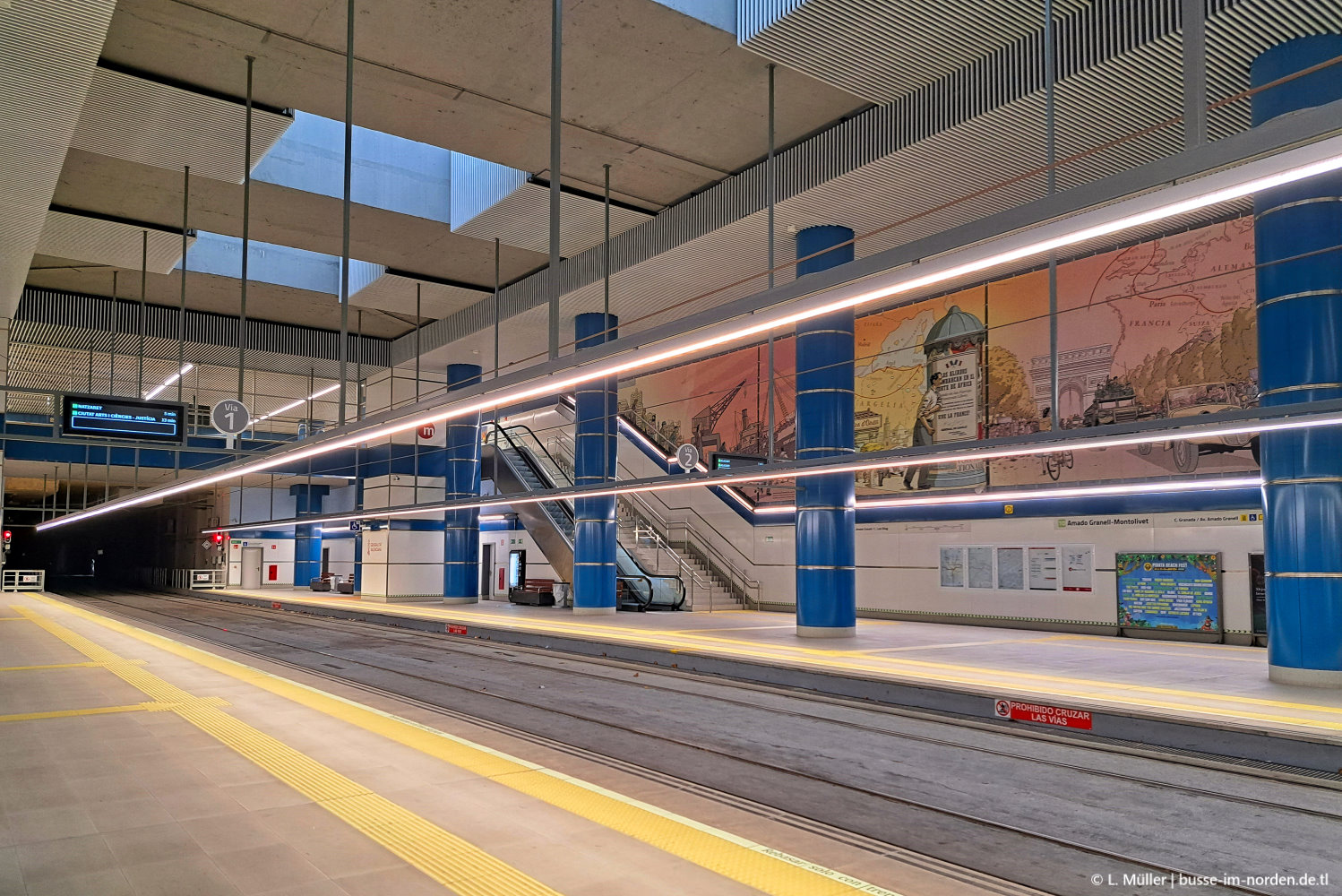 Валенсия — Трамвайные линии и инфраструктура