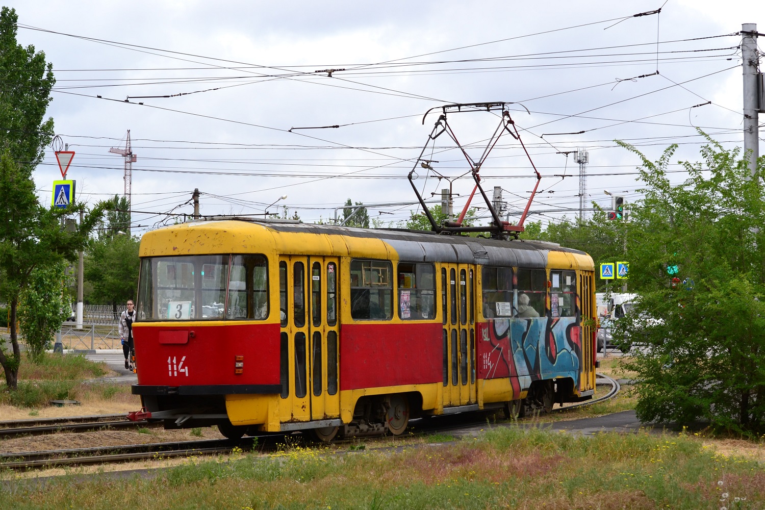 Волзький, Tatra T3SU № 114